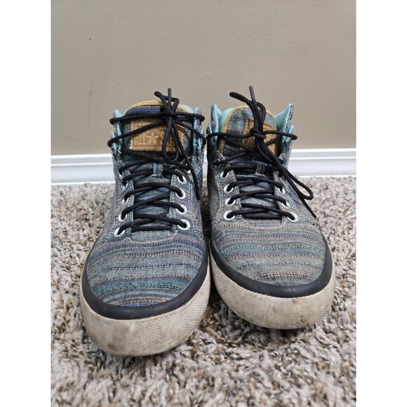 Men's Converse Bassline Textile Upper High Top All Stars Sneakers, Sz 9 - Picture 4 of 10